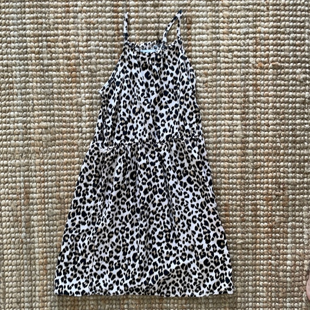 Girls leopard dress